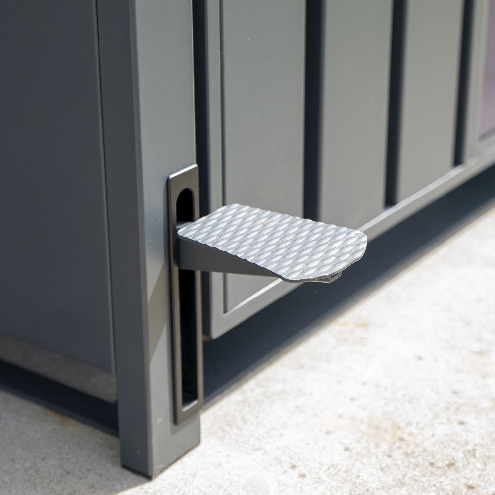 Stormà Wheelie Bin Shed (Triple) – Dark Grey Finish
